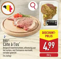 ALDI BBQ Côte à l'os aanbieding