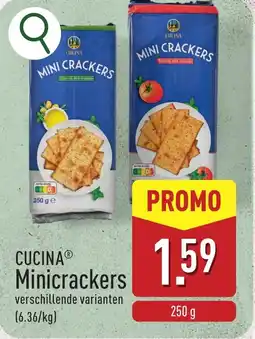 ALDI Cucina Minicrackers aanbieding