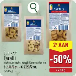ALDI CUCINA Taralli aanbieding