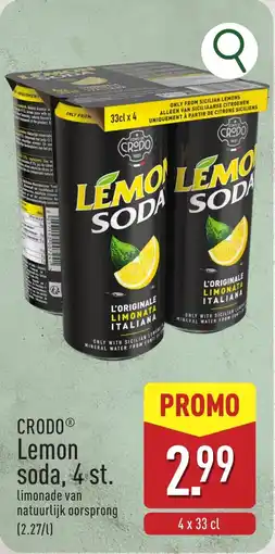 ALDI CRODO Lemon soda aanbieding