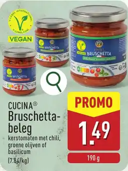 ALDI Cucina Bruschetta beleg aanbieding