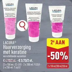 ALDI Lacura Haarverzorging met keratine aanbieding