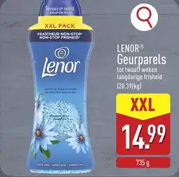 ALDI Lenor Geurparels aanbieding