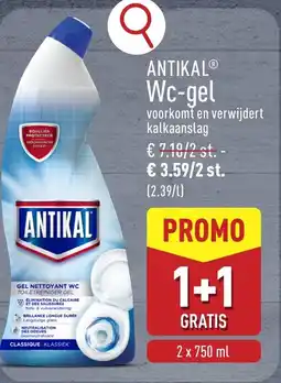 ALDI Antikal Wc-gel aanbieding