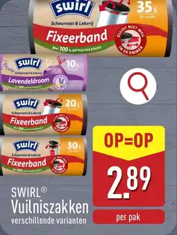 ALDI Swirl Vuilniszakken aanbieding