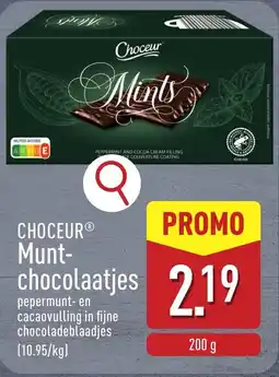 ALDI Choceur Munt chocolaatjes aanbieding