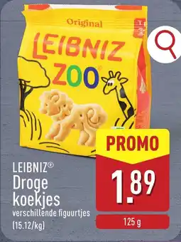 ALDI Leibniz Droge koekjes aanbieding