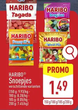 ALDI Haribo Snoepjes aanbieding