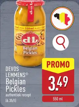 ALDI Devos lemmens Belgian Pickles aanbieding