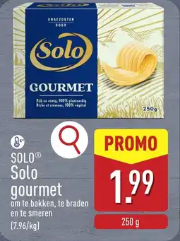 ALDI Solo gourmet aanbieding