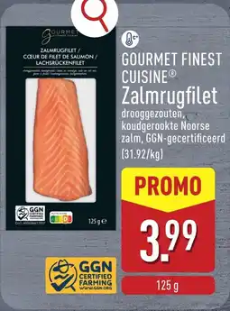 ALDI Gourmet Finest Cuisine Zalmrugfilet aanbieding