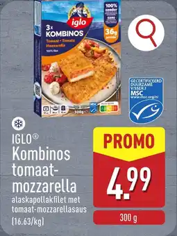 ALDI Iglo Kombinos tomaat-mozzarella aanbieding