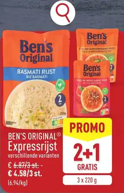 ALDI Ben's Original Expressrijst aanbieding