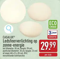 ALDI Casalux Ledsfeerverlichting op zonne-energie aanbieding