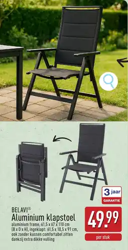 ALDI Belavi Aluminium klapstoel aanbieding