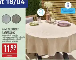 ALDI HOME CREATION Tafelkleed aanbieding