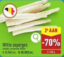 ALDI Witte asperges aanbieding