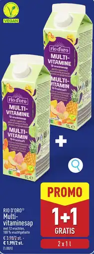 ALDI Rio d'oro Multivitamine Sap aanbieding