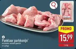 ALDI Panklaar parkkonijn aanbieding