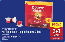 ALDI Douwe Egberts Koffiecapsules lungo dessert aanbieding