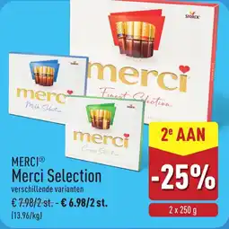 ALDI Merci Selection aanbieding