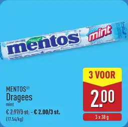 ALDI Mentos Dragees aanbieding