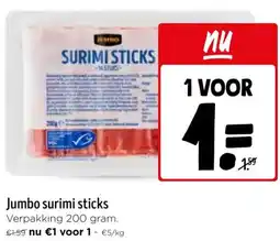 Jumbo Jumbo surimi sticks aanbieding