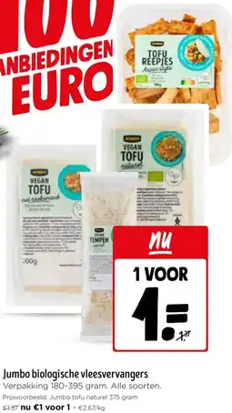 Jumbo Jumbo biologische vleesvervangers aanbieding