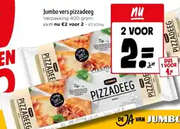 Jumbo Jumbo vers pizzadeeg aanbieding