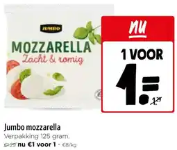 Jumbo Jumbo mozzarella aanbieding