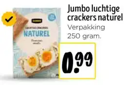 Jumbo Jumbo luchtige crackers naturel aanbieding