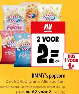 Jumbo JIMMY's popcorn aanbieding