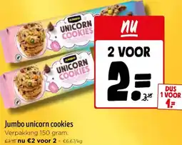 Jumbo Jumbo unicorn cookies aanbieding