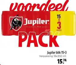 Jumbo Jupiler blik 15+3 aanbieding