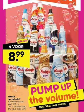 Big Bazar Robijn Wasmiddel aanbieding