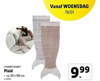 Lidl Plaid aanbieding