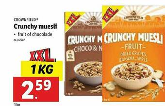 Lidl Crunchy Muesli aanbieding