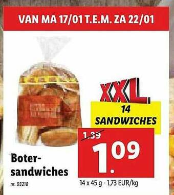 Boter Sandwiches
