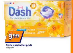 Action Dash wasmiddel pods aanbieding