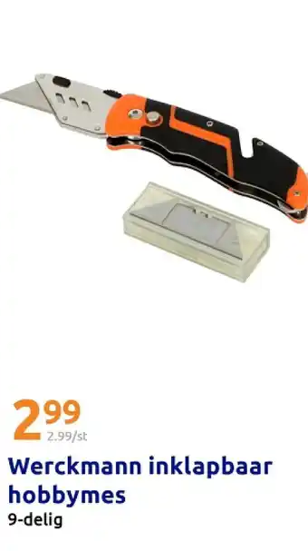 Action Werckmann inklapbaar hobbymes aanbieding