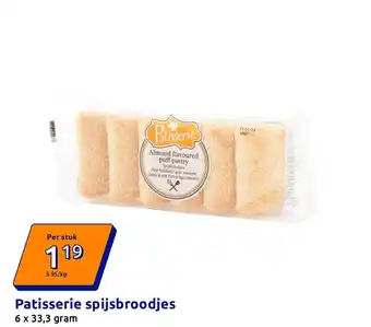 Action Patisserie spijsbroodjes aanbieding