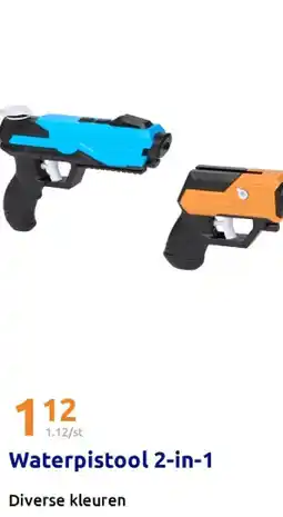 Action Waterpistool 2-in-1 aanbieding