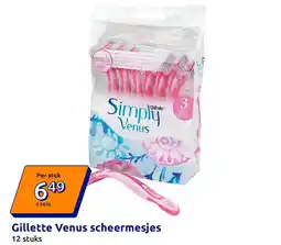 Action Gillette Venus scheermesjes aanbieding