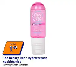 Action The Beauty Dept. hydraterende gezichtsmist aanbieding