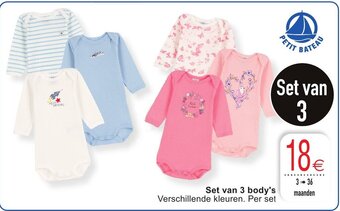 Cora 3 body's Verschillende kleuren aanbieding