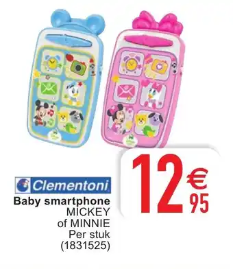 Clementoni Baby smartphone mickey of minnie