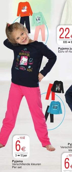 Cora Pyjama Verschillende kleuren aanbieding