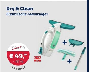 Cora Dry & Clean Elektrische raamzuiger aanbieding