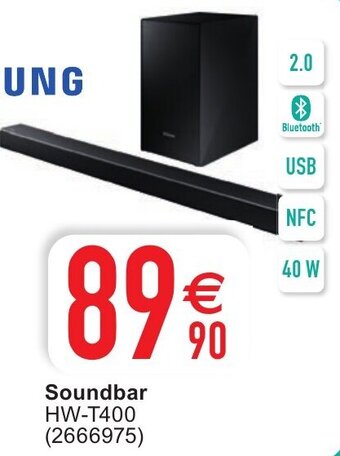 Cora Samsung Soundbar aanbieding