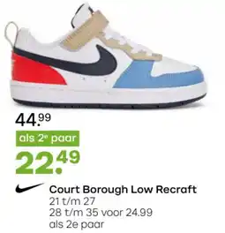 vanHaren Nike Court Borough Low Recraft aanbieding